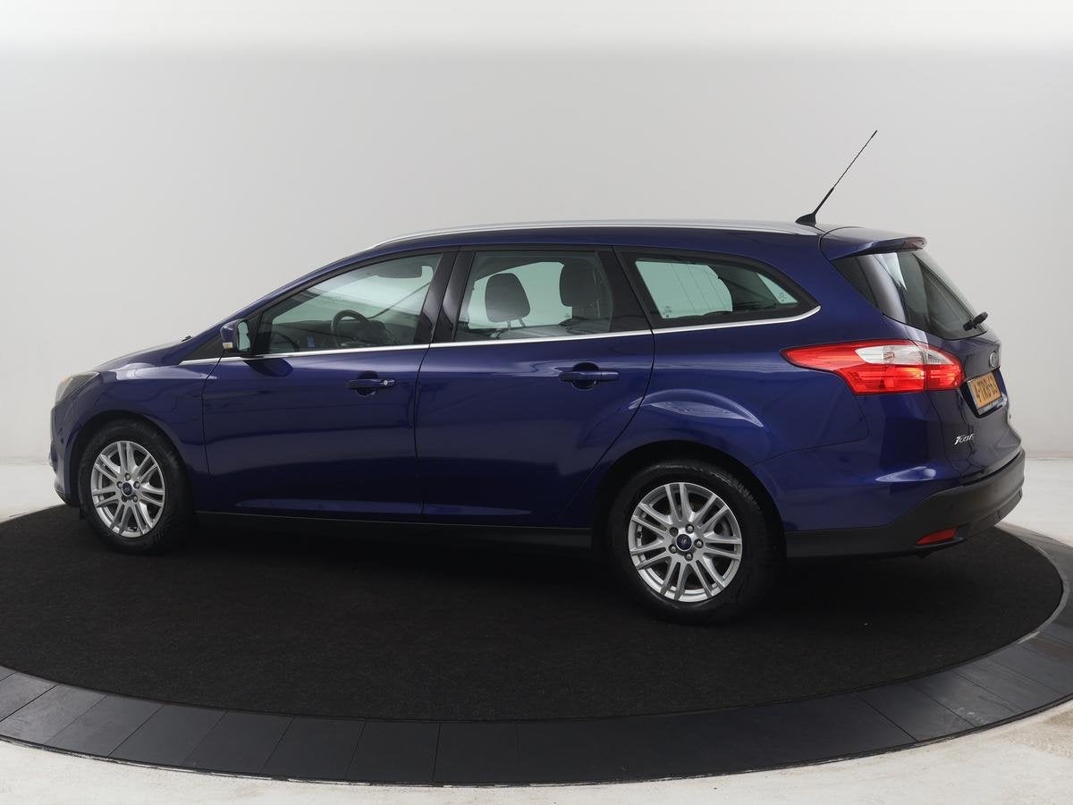 Ford Focus Wagon 1.0 EcoBoost Edition Plus | Navigatie | Par, Euro 5, Gebruikt, Blauw, Origineel Nederlands