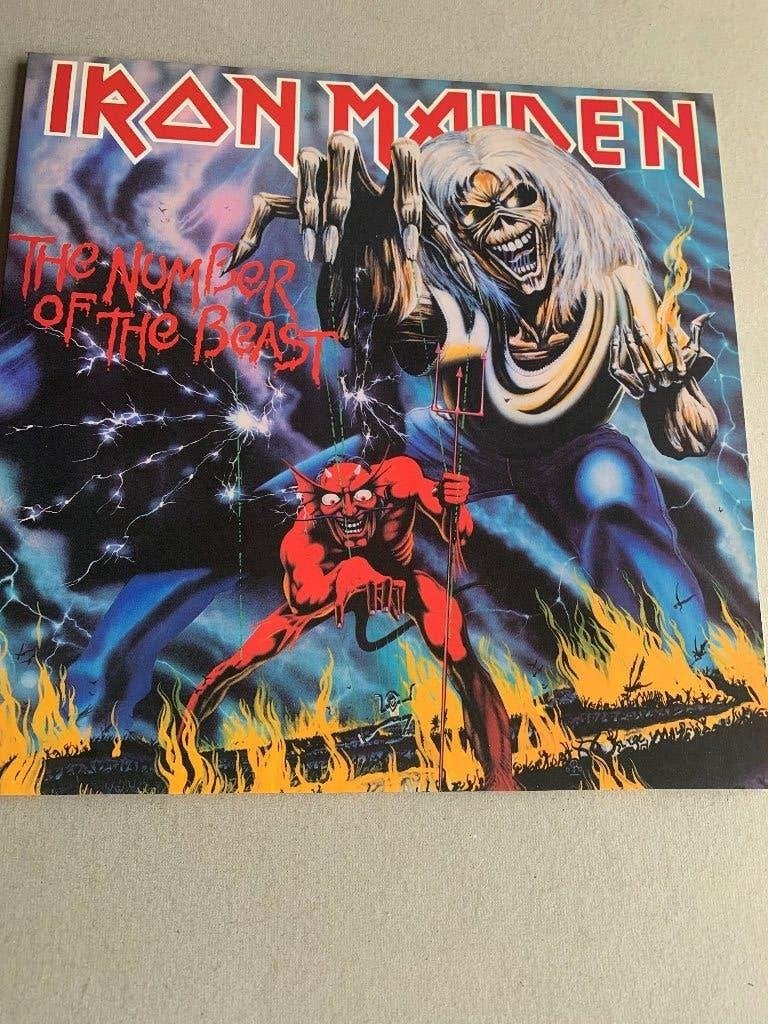 Iron Maiden - The number of the beast ( lp), Ophalen of Verzenden, Zo goed als nieuw, 12 inch, LP