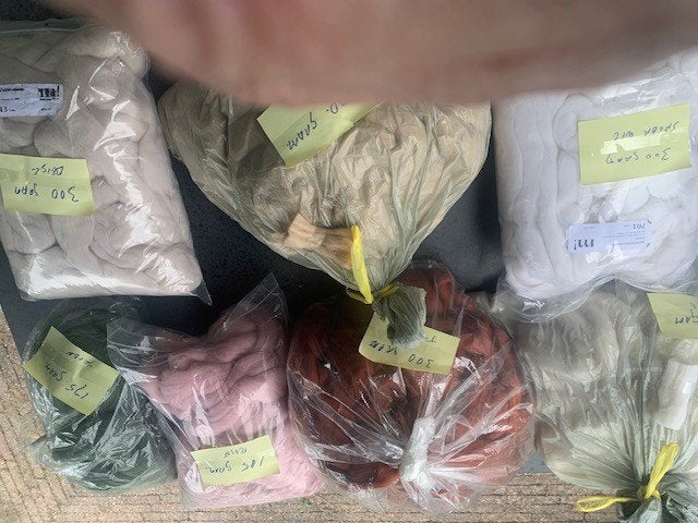PARTIJ MERINO LONTWOL, Ophalen of Verzenden, Nieuw, Spinwol