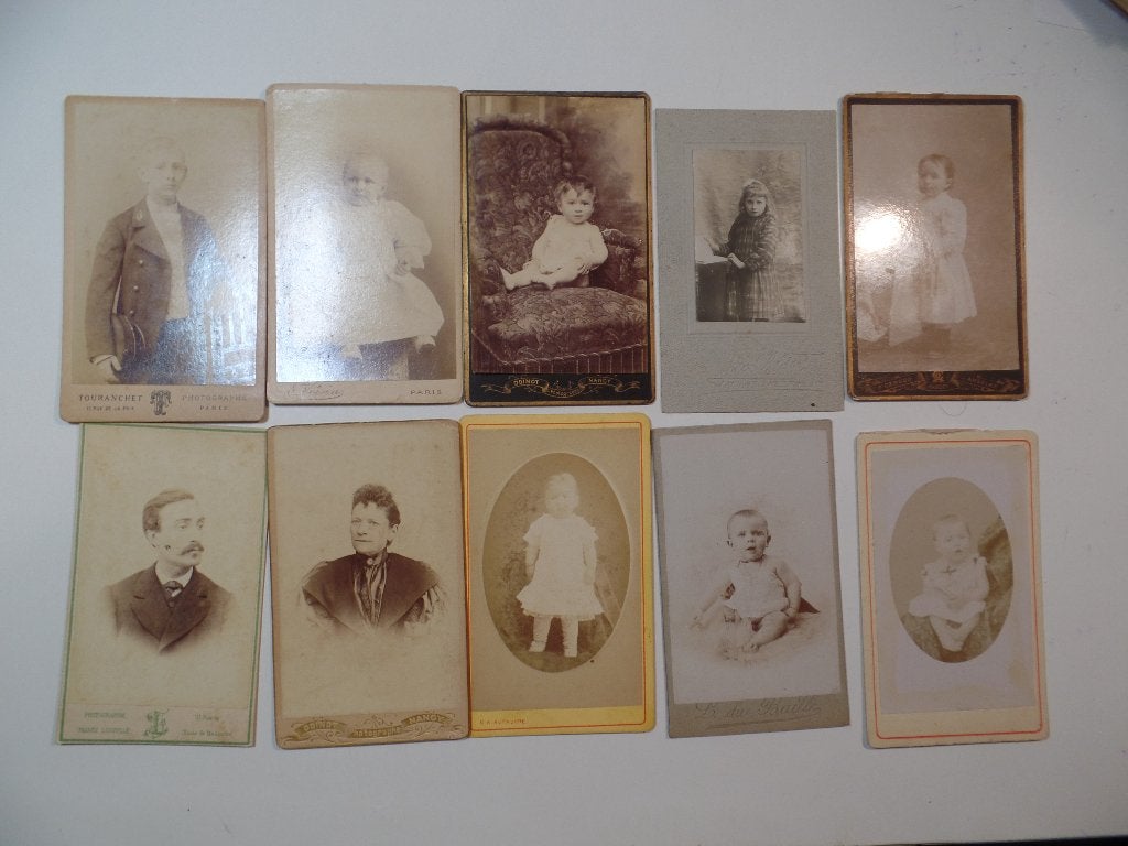partij van 100 CDV,s buitenland, Gebruikt, Foto, Klederdracht, Ophalen of Verzenden