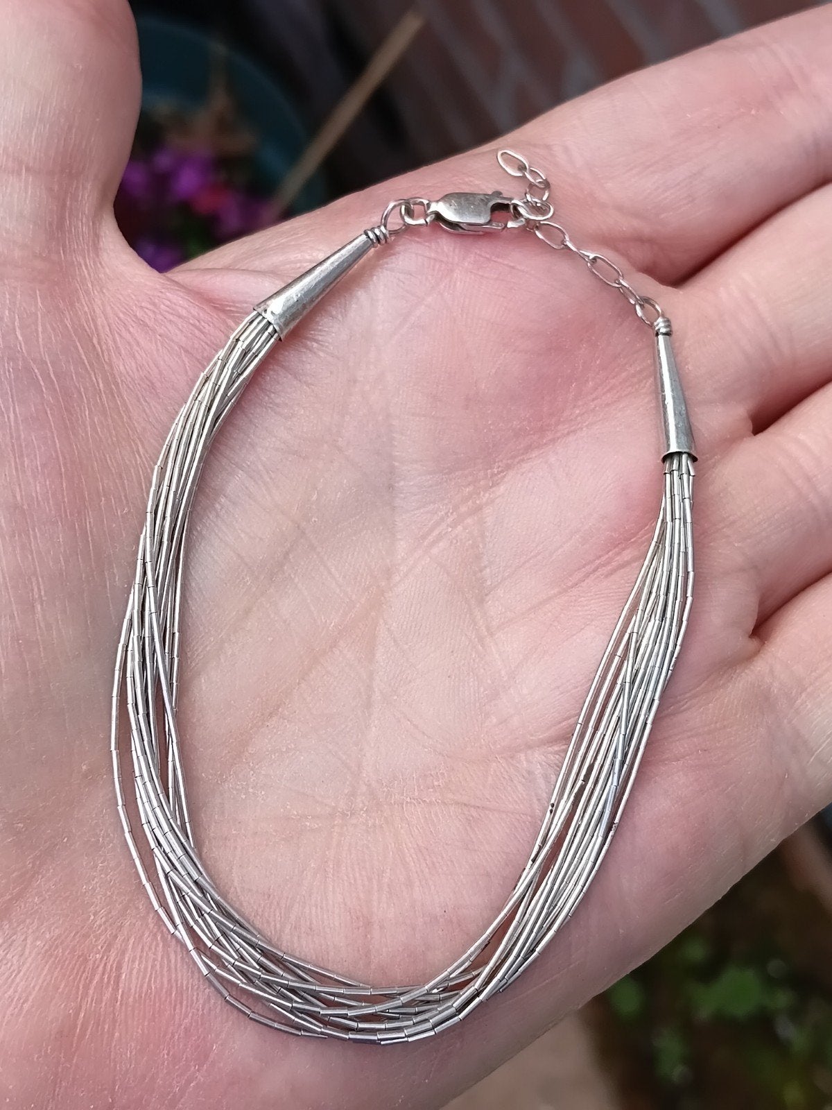 mooie liquid zilveren armband, Ophalen of Verzenden, Zilver