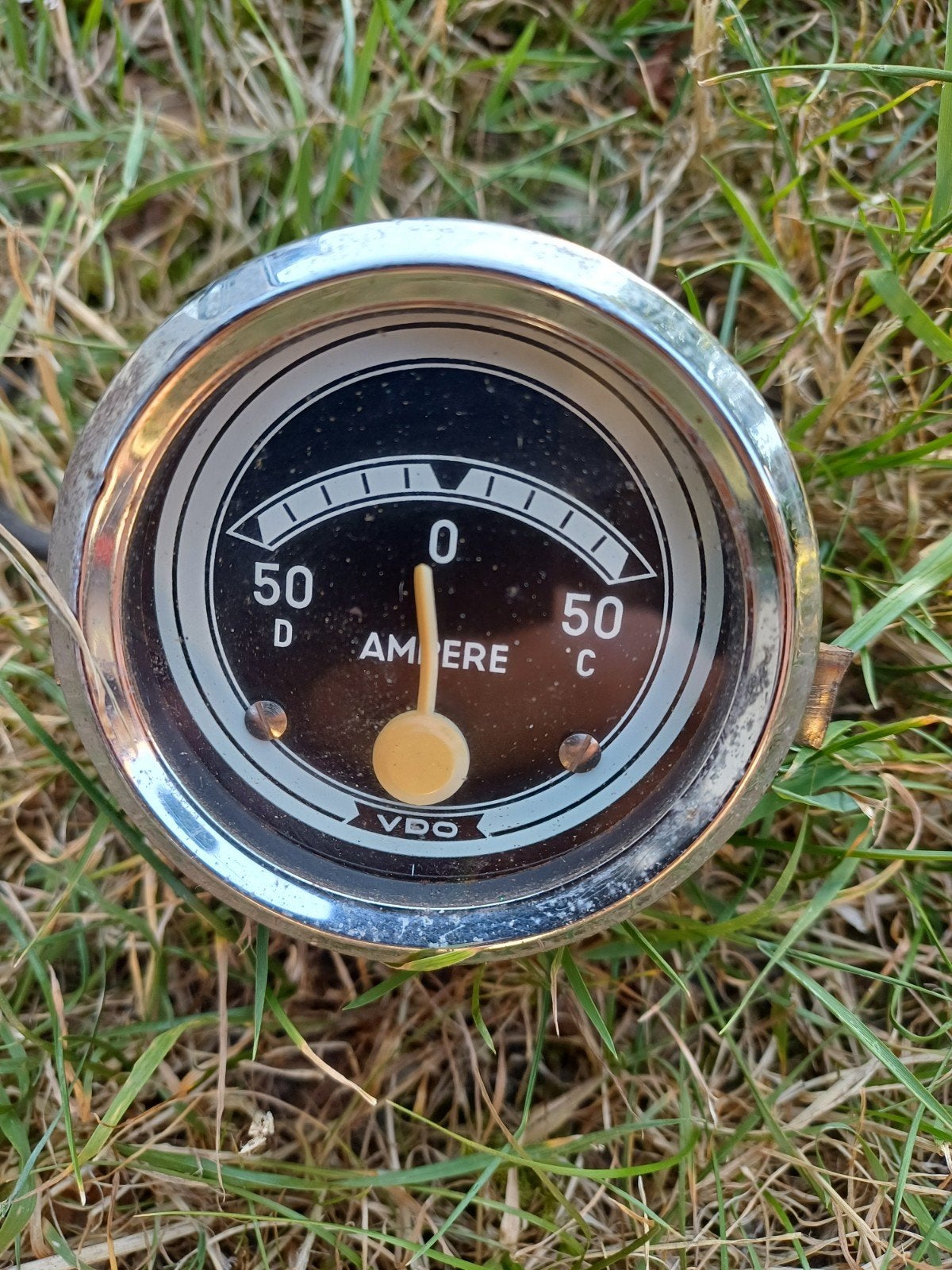 Oude VDO Ampèremeter - Klassieke Auto/Boot Meter, Ophalen of Verzenden