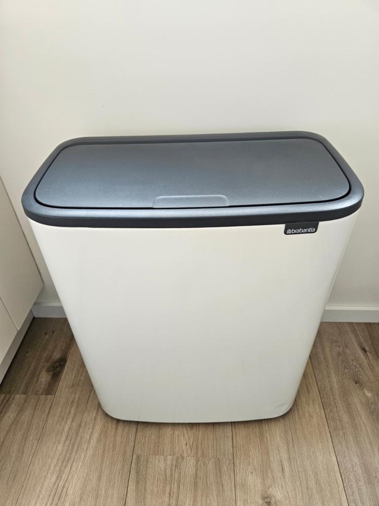 Brabantia Bo Touch Bin 2x30L - Prullenbak, Ophalen, Gebruikt, 50 tot 75 cm, 40 liter of meer
