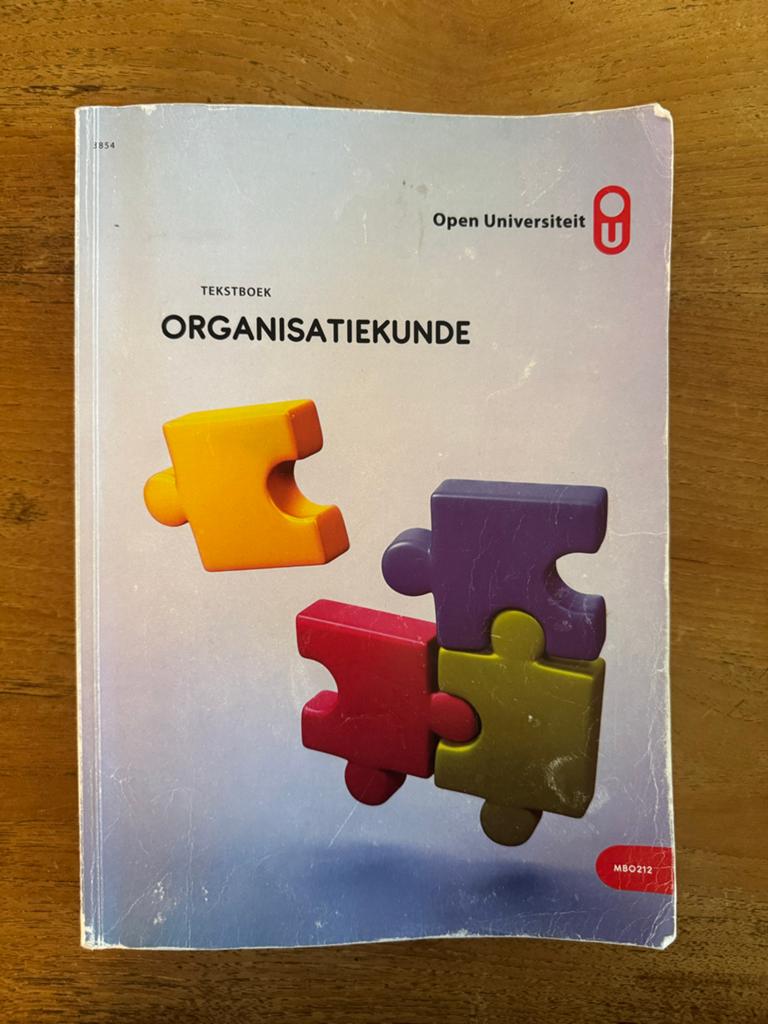 Tekstboek Organisatiekunde - Open Universiteit, Boeken, Ophalen of Verzenden, Gamma, Gelezen, WO