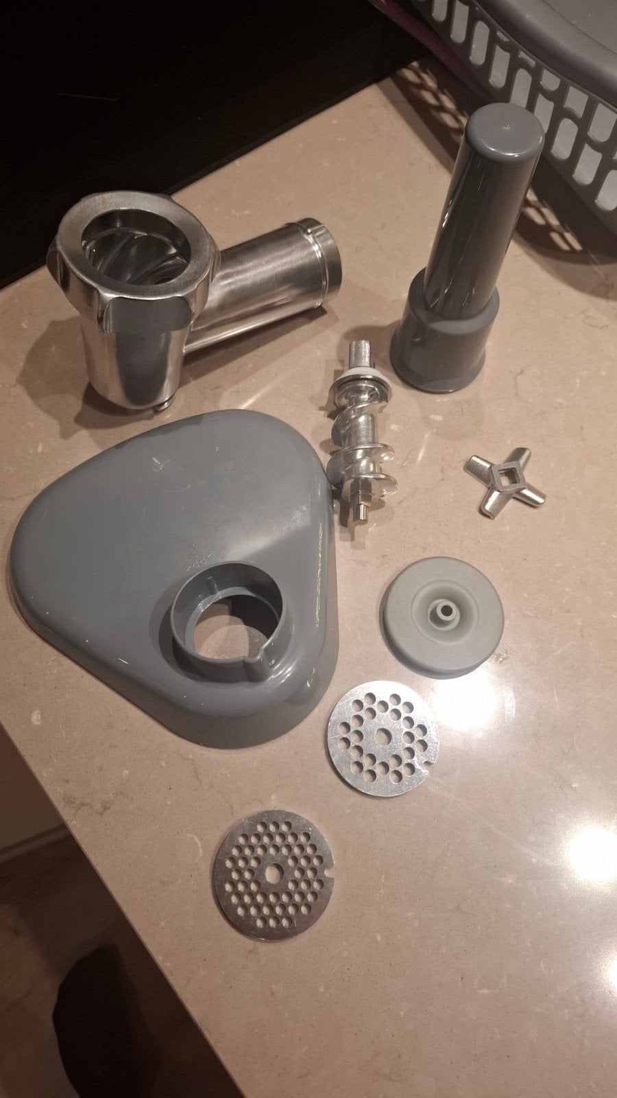 Kenwood Vleesmolen Opzetstuk - Ongebruikt, Witgoed en Apparatuur, Keukenmixers, 4 liter of meer, Ophalen of Verzenden, Nieuw, 3 snelheden of meer