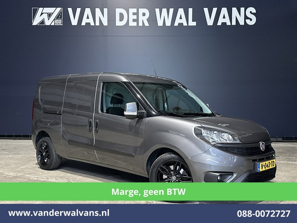 Fiat Doblò Cargo 1.6 MJ*MARGE, Geen BTW* 105pk L2H1 Maxi SX, Voorwielaandrijving, Parkeersensor, Stof, Gebruikt