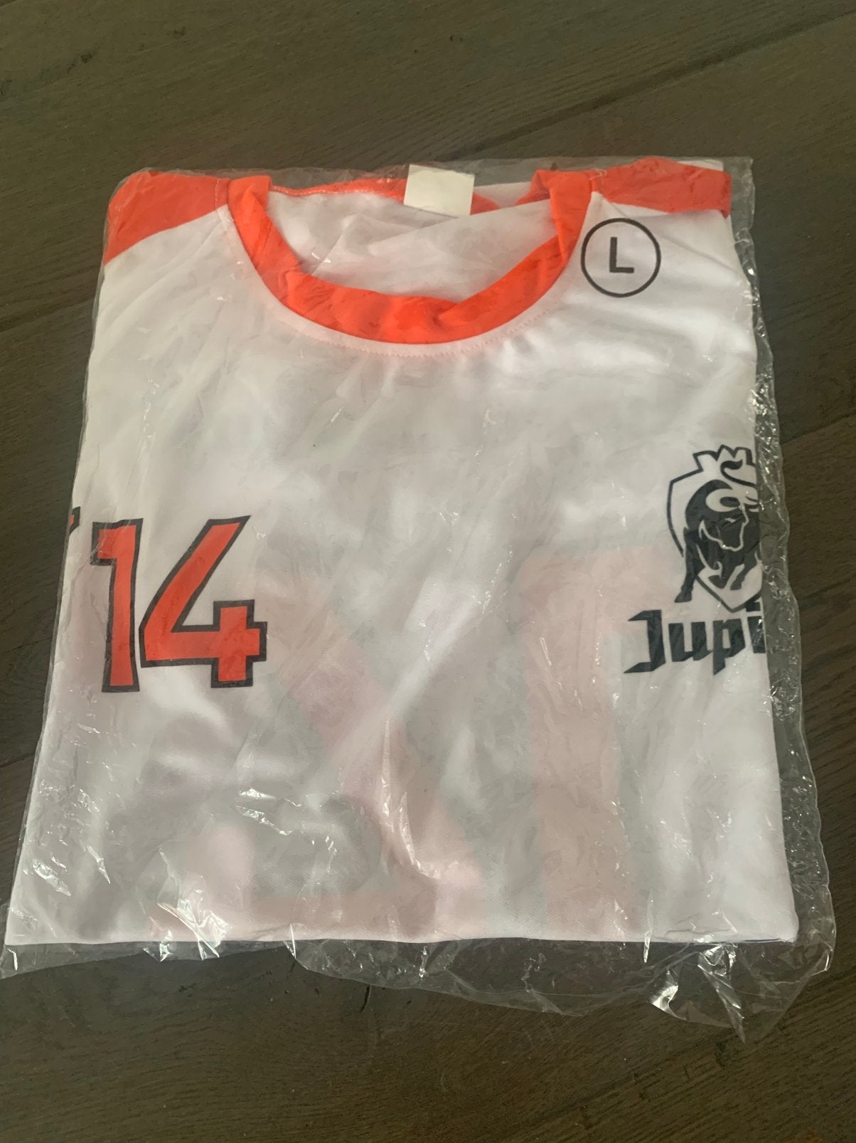 Mooi oranje wit Jup Holland Jup nummer 14 WK shirt, Maat L, Ophalen of Verzenden, Nieuw, Shirt