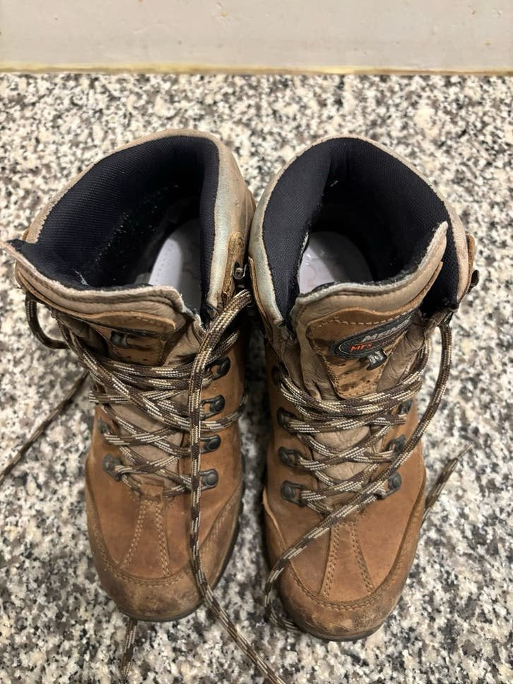 Meindl Vakuum Lady Ultra wandelschoenen - Maat 39,5, Ophalen, Zo goed als nieuw, Bruin, Wandelschoenen