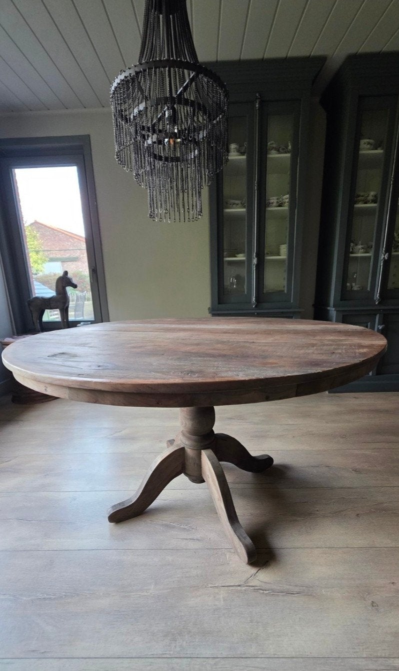 Aura Peeperkorn eettafel 135 cm - Zo goed als nieuw, Huis en Inrichting, Rond, Ophalen of Verzenden, Vier personen, 100 tot 150 cm