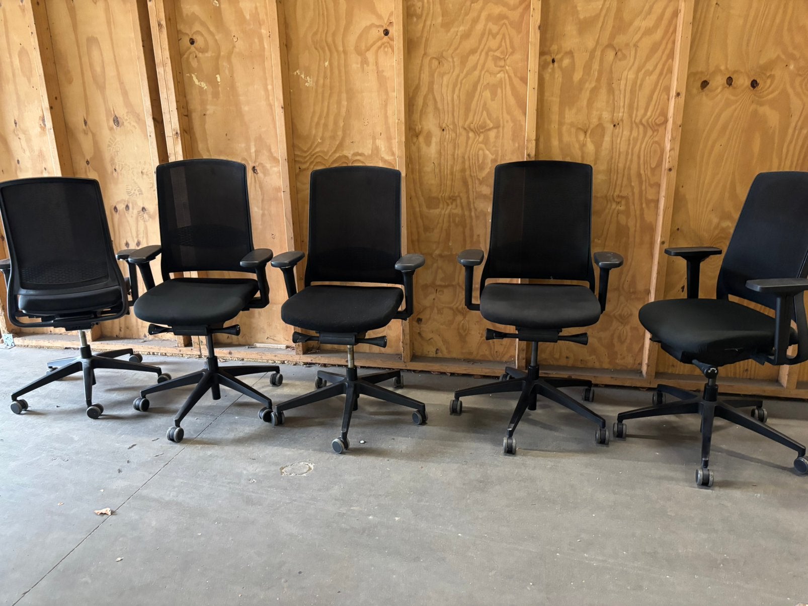 Ahrend gispen bureaustoelen 5x, Ophalen of Verzenden, Zo goed als nieuw, Zwart