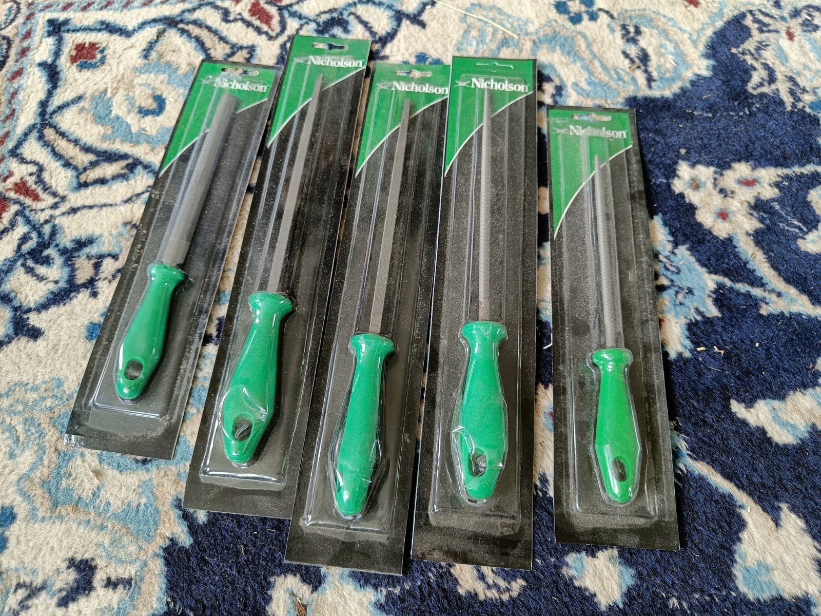 5 ijzervijlen nieuw, Doe-het-zelf en Verbouw, Gereedschap | Handgereedschap, Ophalen of Verzenden, Nieuw