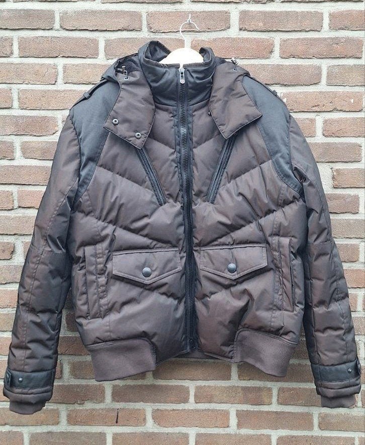 Wellensteyn jas heren - Maat XXL - Zo goed als nieuw, Maat 52/54 (L), Bruin, Wellensteyn, Ophalen of Verzenden