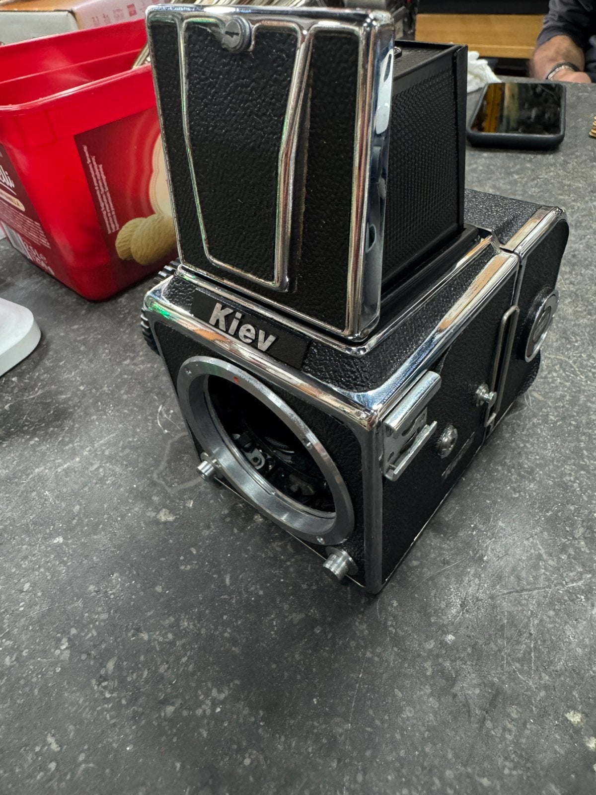 Kiev camera, Ophalen of Verzenden, Zo goed als nieuw