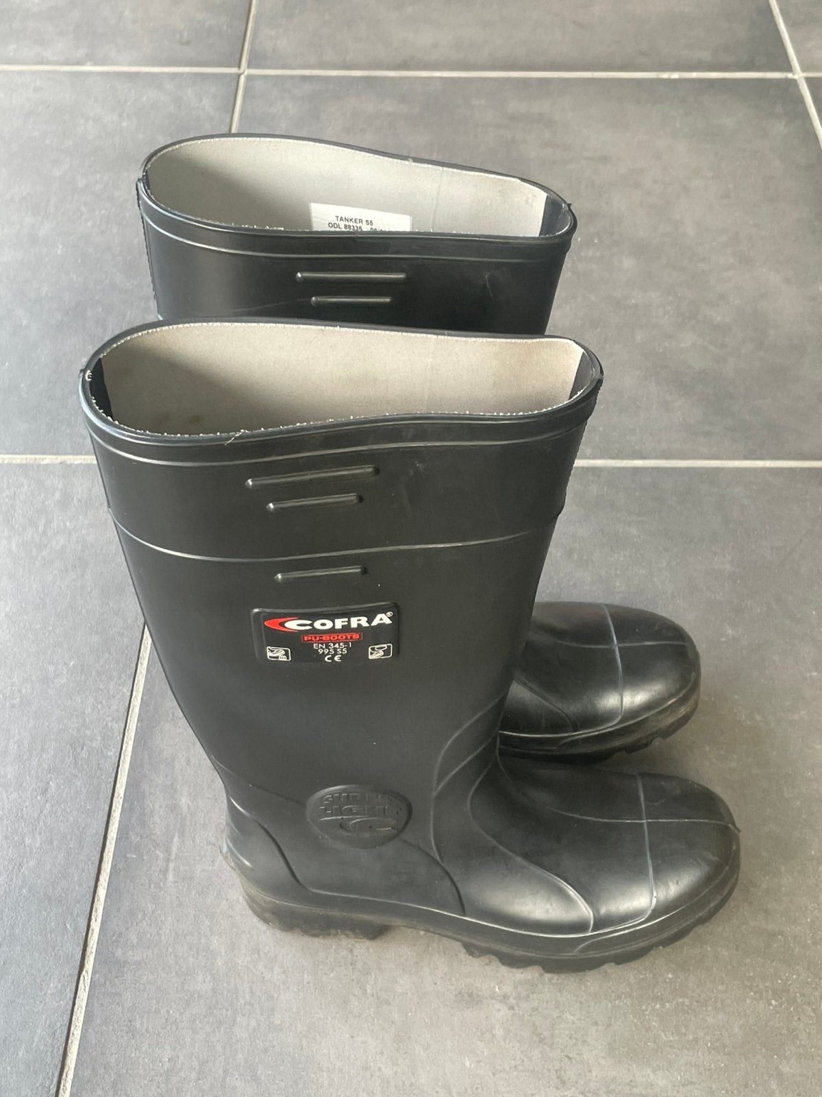 Veiligheidslaarzen / werklaarzen pu boots Cofra EN 345-1, Ophalen of Verzenden, Zo goed als nieuw