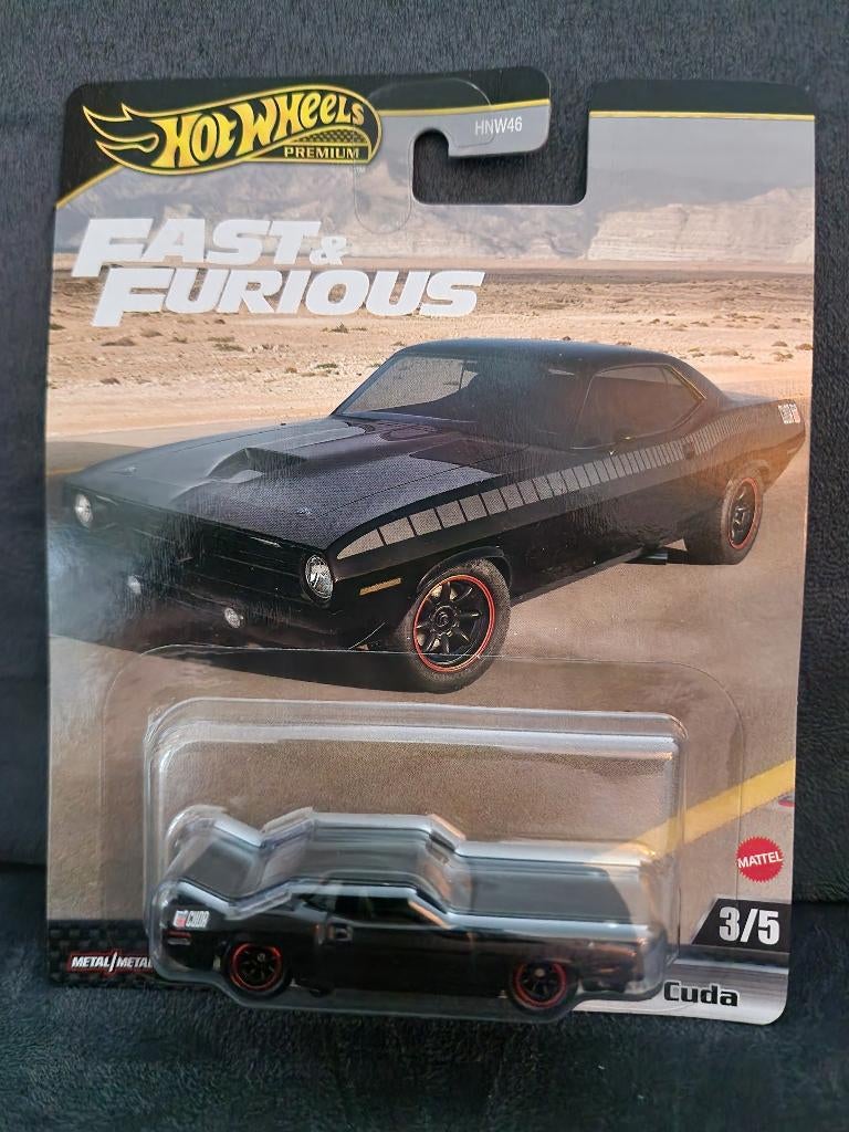 Plymouth AAR Cuda "The Fast & The Furious" Hot Wheels 1:64, Christian@diecastcompany.nl, Auto, Diecast Company, Nieuw