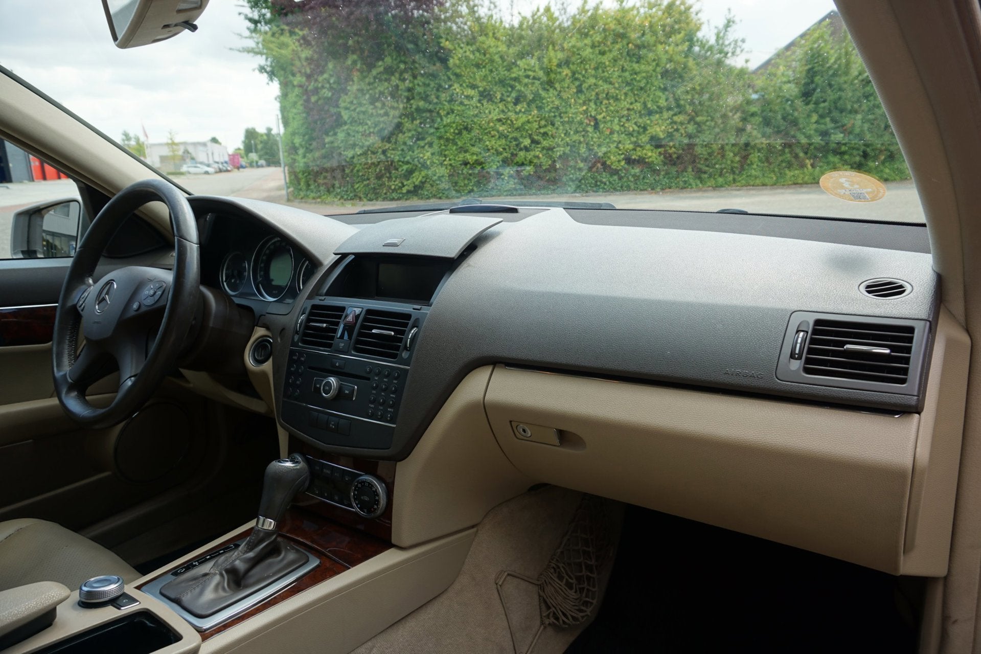 Mercedes-Benz C-klasse Estate 220 CDI Elegance, Auto's, Automaat, Beige, 4 cilinders, Parkeersensor