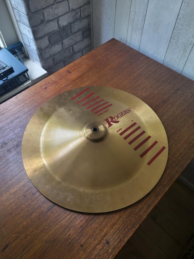 Rogers 18 inch Red Hot China Cymbal/Bekken, Muziek en Instrumenten, Drumstellen en Slagwerk, Ophalen of Verzenden, Gebruikt, Overige merken
