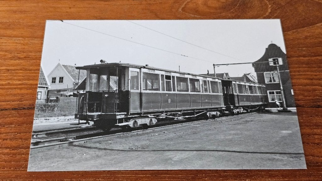Foto TRAM NZH Haarlem BY18 eindpunt Volendam, Verzenden, Gebruikt, Tram, Overige typen