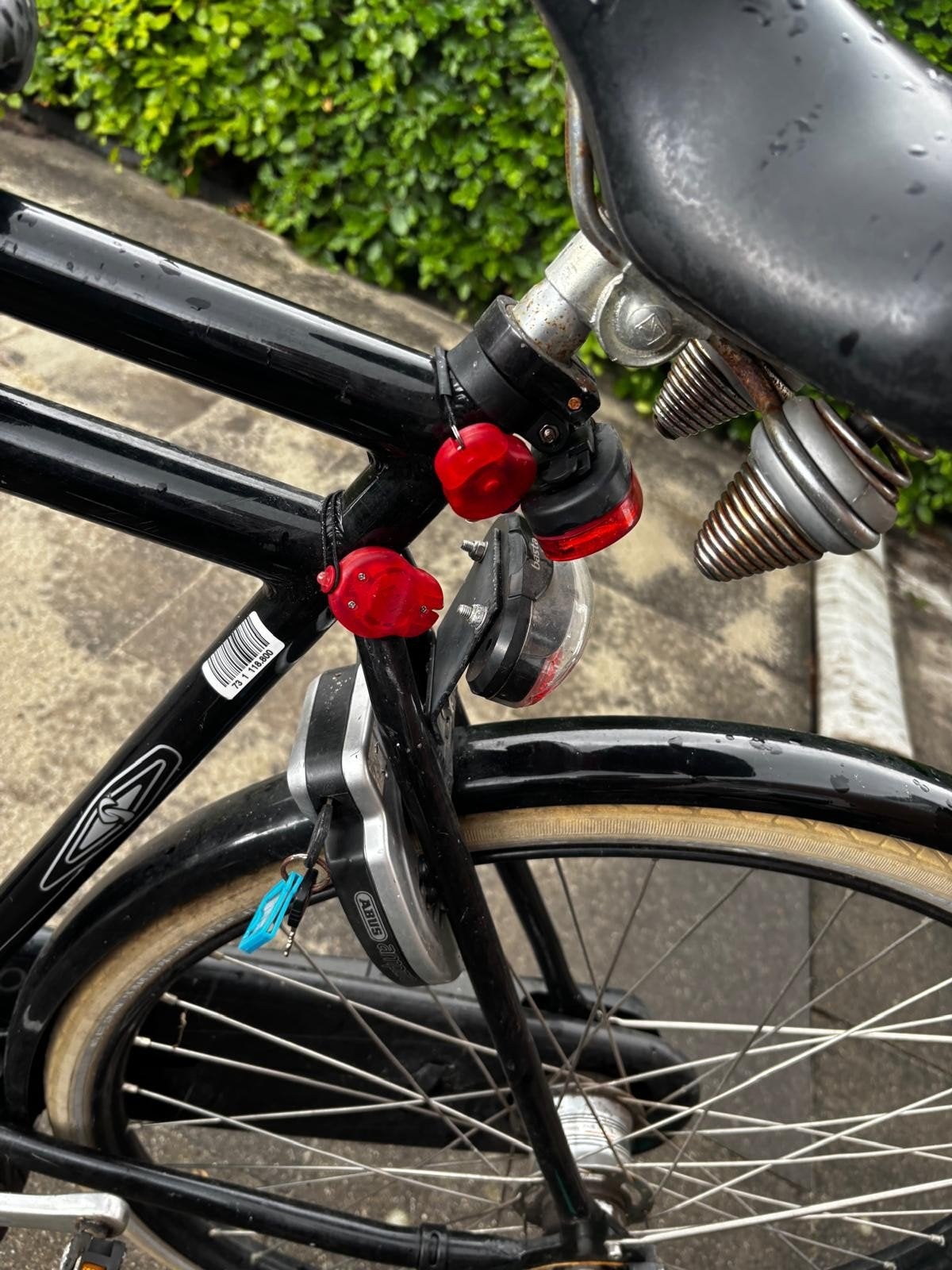 Sparta herenfiets zwart, Ophalen, Terugtraprem, Sparta, Jaren '60 of nieuwer