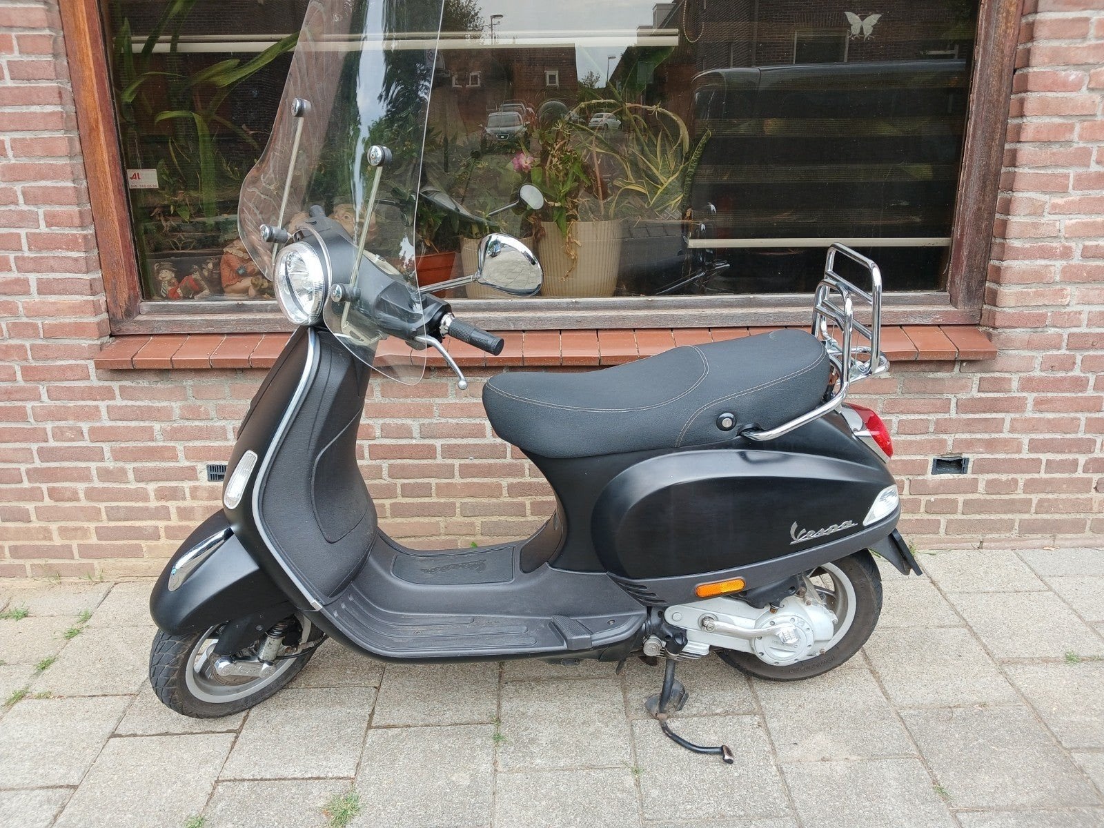 Vespa Sienna blauw kenteken, Ophalen of Verzenden, Benzine