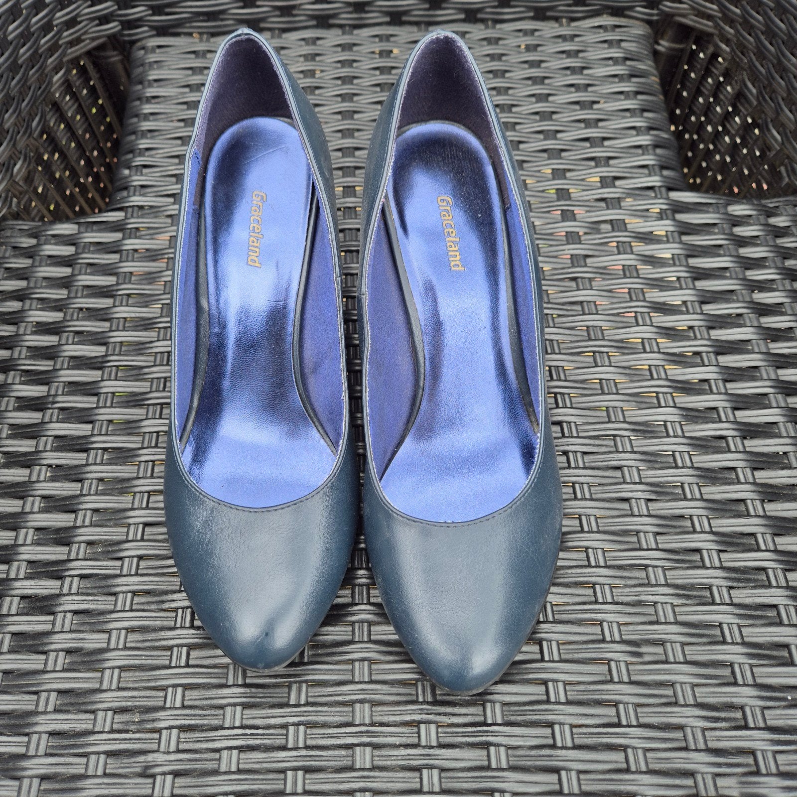 Pumps - Maat 38, Kleding | Dames, Ophalen, Pumps, Blauw, Zo goed als nieuw