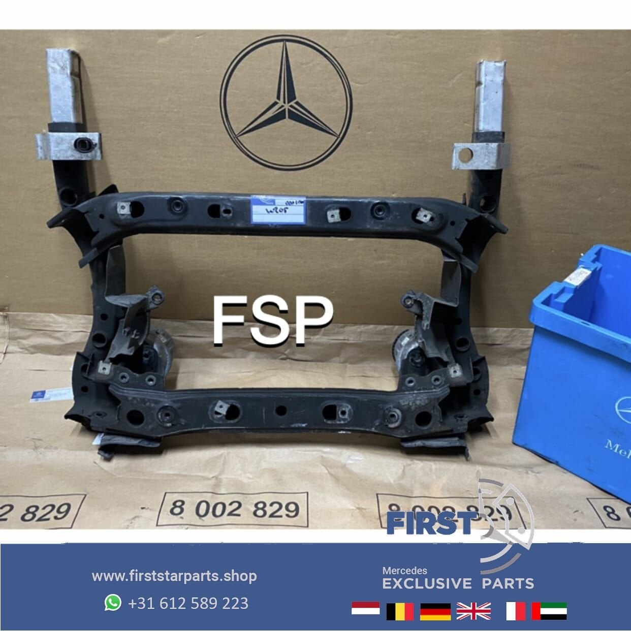 W205 S205 C205 SUBFRAME COMPLEET origineel Mercedes C Klasse, Auto-onderdelen, Gebruikt, -, Ophalen of Verzenden, -
