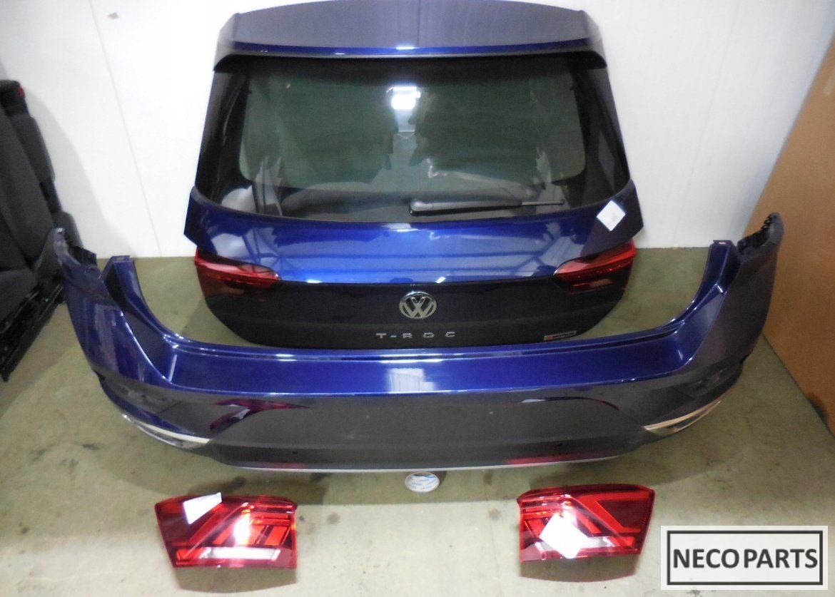VW T-ROC ACHTER KLEP BUMPER COMPLEET KLEUR LC5B LEVERBAAR!!, Auto-onderdelen, Carrosserie en Plaatwerk, Spatbord, Volkswagen, Gebruikt