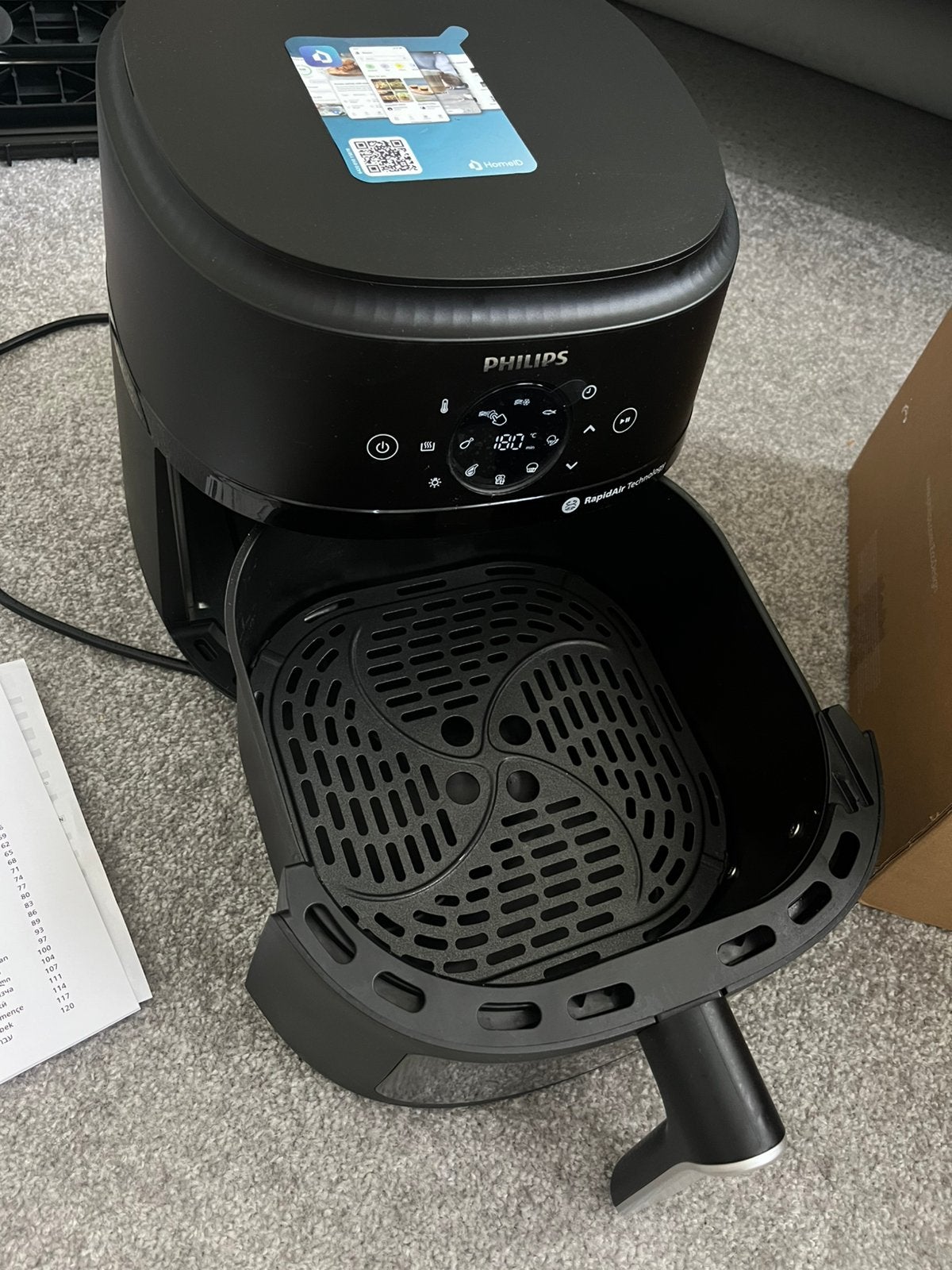 Philips Airfryer 2000 Series (6.2L), Ophalen, Zo goed als nieuw, Airfryer