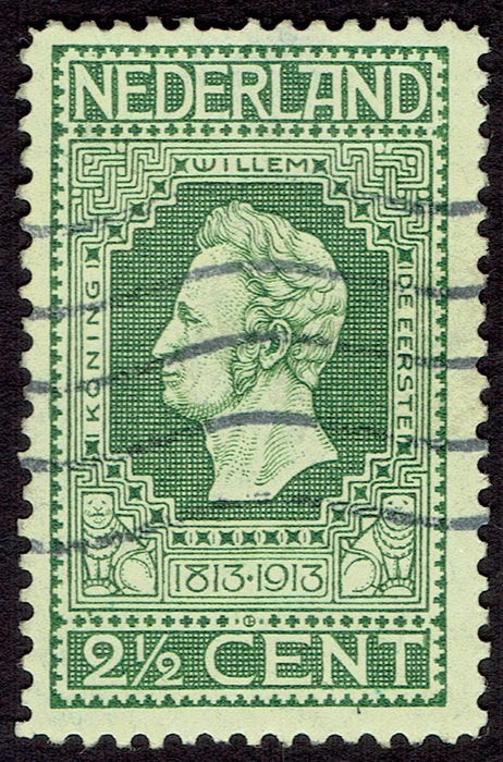 Nederland 1913, onafhankelijkheid 1813-1913, 2½ cent, Verzenden, T/m 1940, Gestempeld
