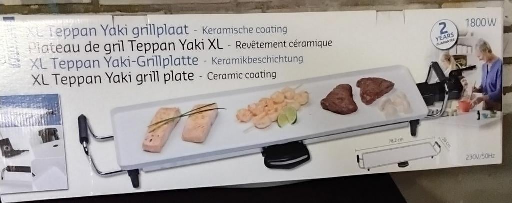 XL Teppan Yaki grillplaat met keramische coating, Ophalen