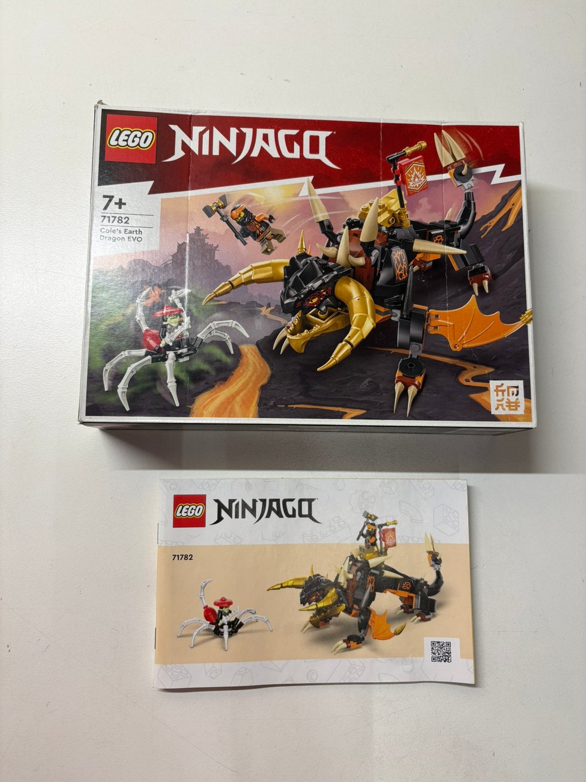 Lego Ninjago 71782 Doos en boekje, Overige typen, Ophalen of Verzenden, Zo goed als nieuw, Ninjago