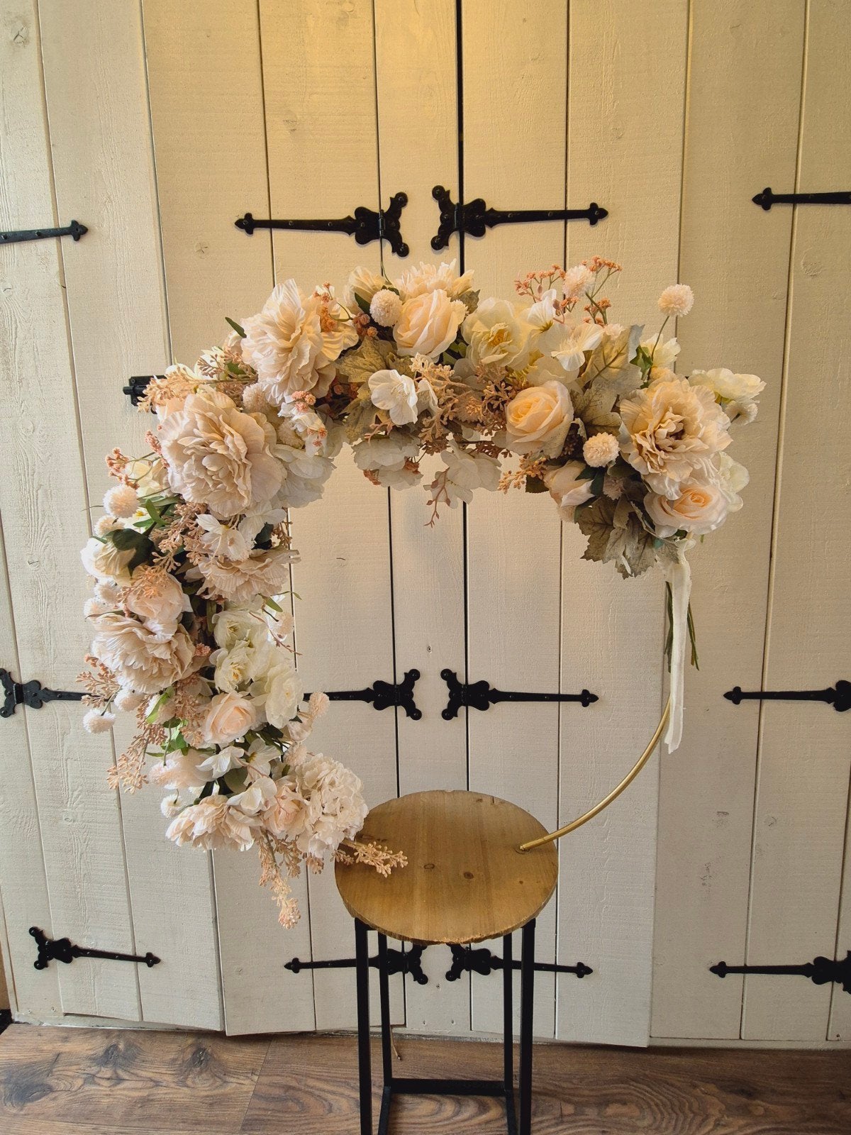 enorme bloemenkrans van zijde bloemen 90 cm Doorsnede, Huis en Inrichting, Woonaccessoires | Kunstplanten en Kunstbloemen, Ophalen