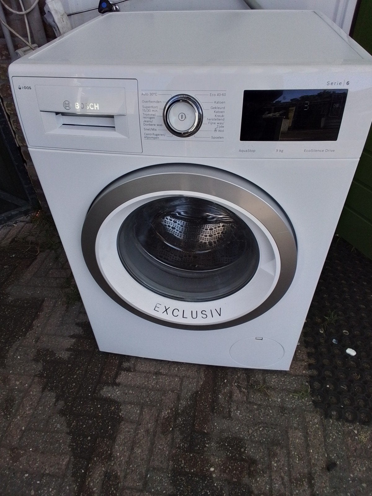 Bosch wasmachine eco silence drive 9 kg i-os 1400 toeren, Ophalen, Gebruikt, 85 tot 90 cm, 1200 tot 1600 toeren