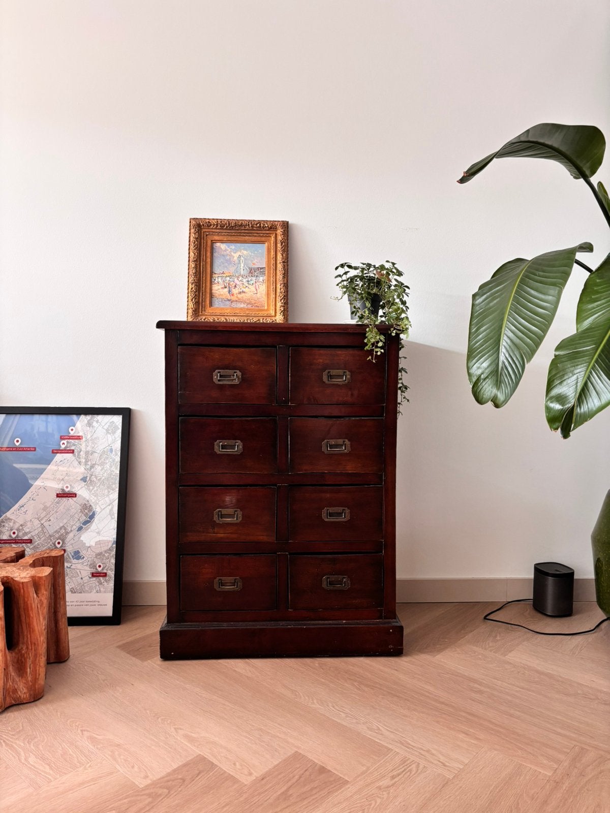 Vintage Ladekast Wandkast