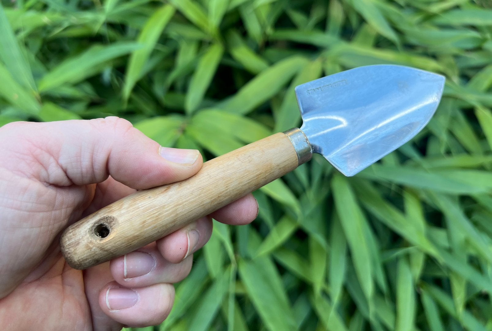 Bonsai tool schepje hout en Stainless., Ophalen of Verzenden, Zo goed als nieuw