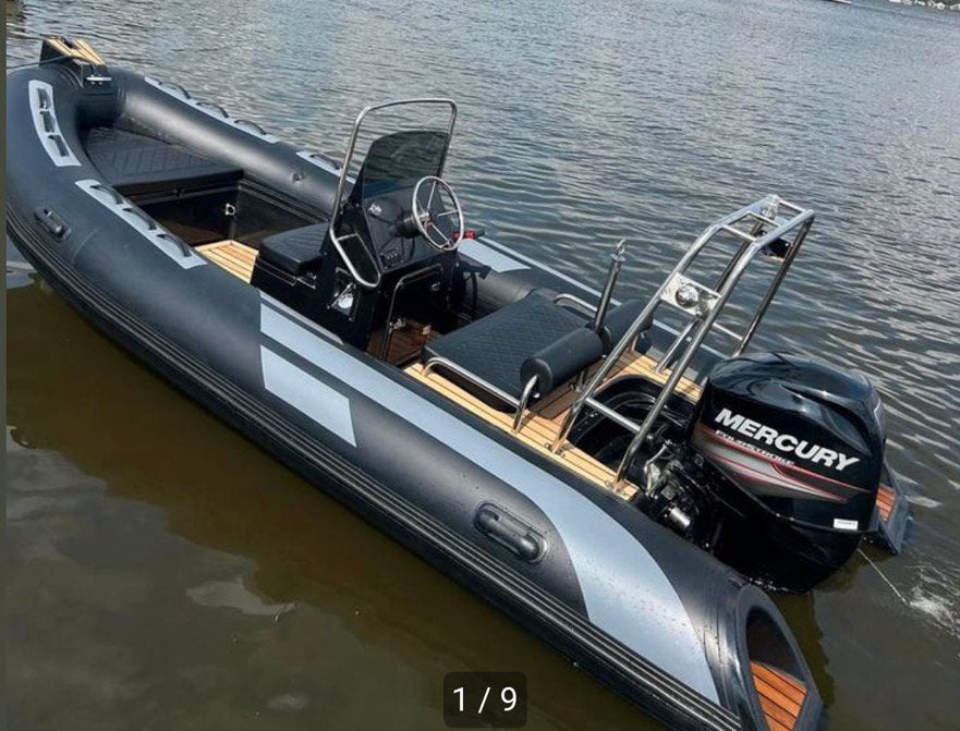 Stoere rib met trailer, Watersport en Boten, Ophalen, Zo goed als nieuw
