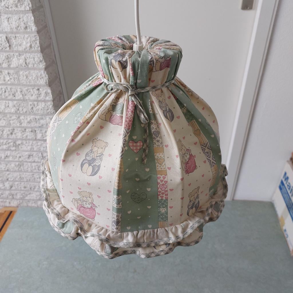 Lamp voor babykamer - Beertjes en Hartjes - Vintage, Ophalen of Verzenden, Zo goed als nieuw, Lamp