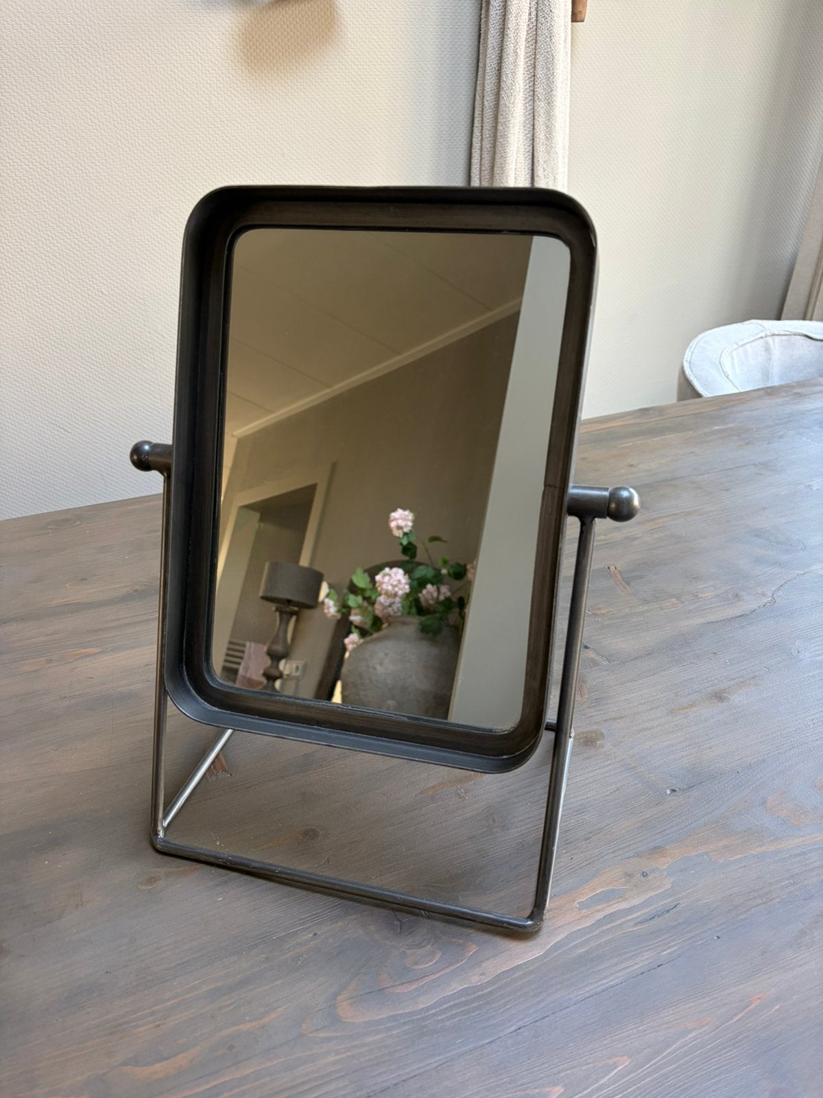 Mooie kantelbare handspiegel van IB Laursen, Ophalen, Minder dan 50 cm, Gebruikt, Minder dan 100 cm