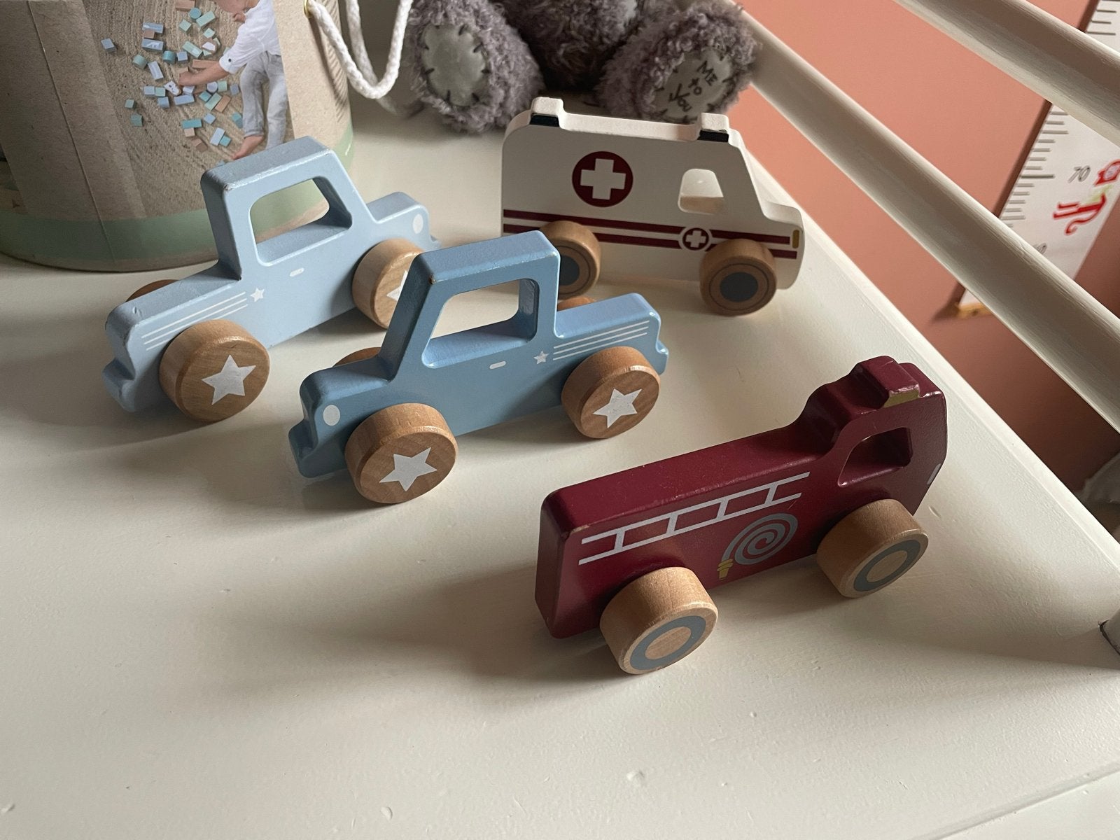Little Dutch houten speelgoedauto's set, Ophalen of Verzenden, Zo goed als nieuw
