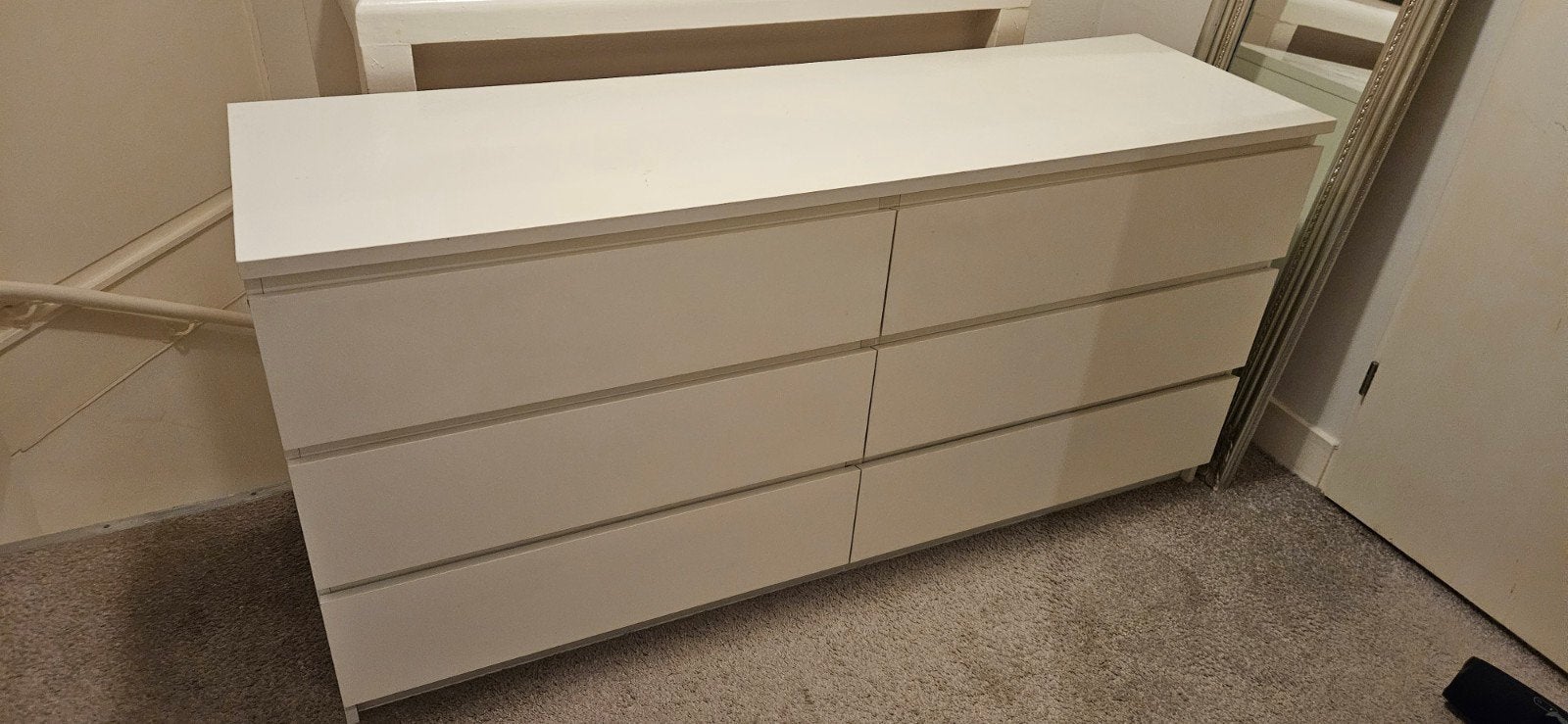 IKEA MALM ladekast 160x77.5x48 cm, Ophalen, Gebruikt, 5 laden of meer, 150 tot 200 cm