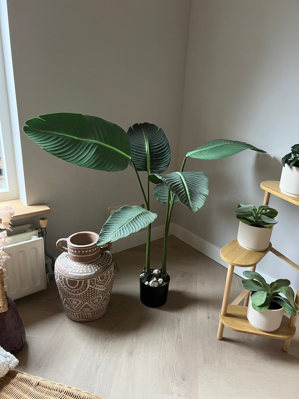Mooie Z.G.A.N. kunstplant Strelitzia van Intratuin, Ophalen, Binnen, Groen, Kunstplant