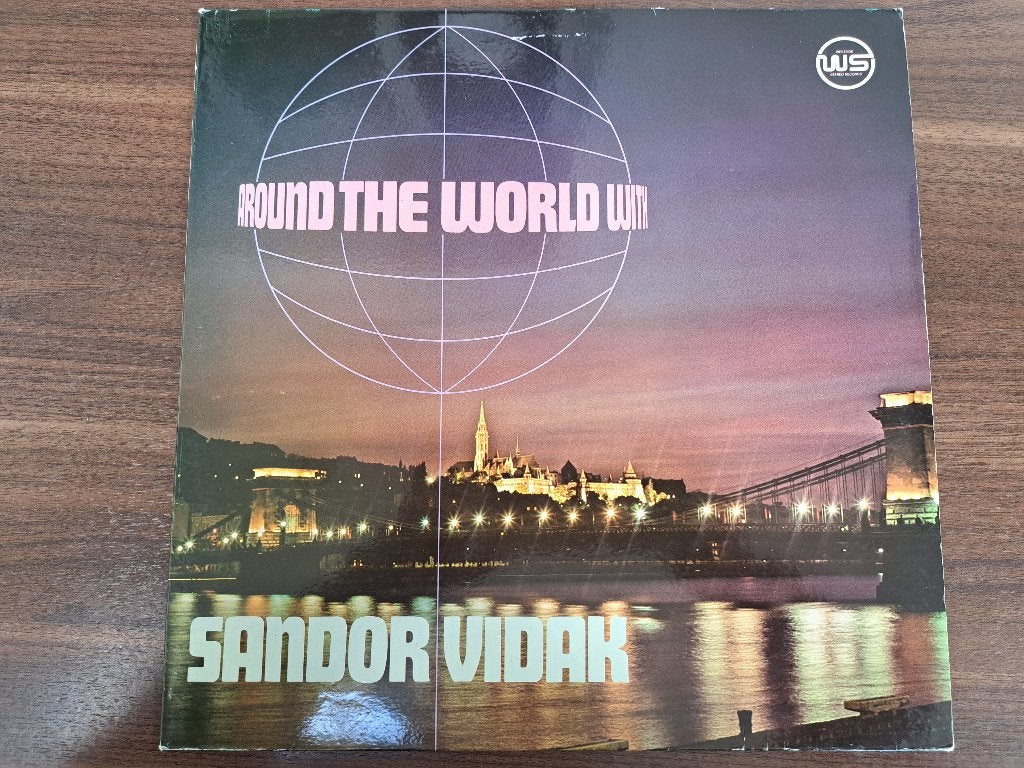 Sandor Vidak – Around The World With Sandor Vidak, LP, Ophalen of Verzenden, Zo goed als nieuw, 12 inch