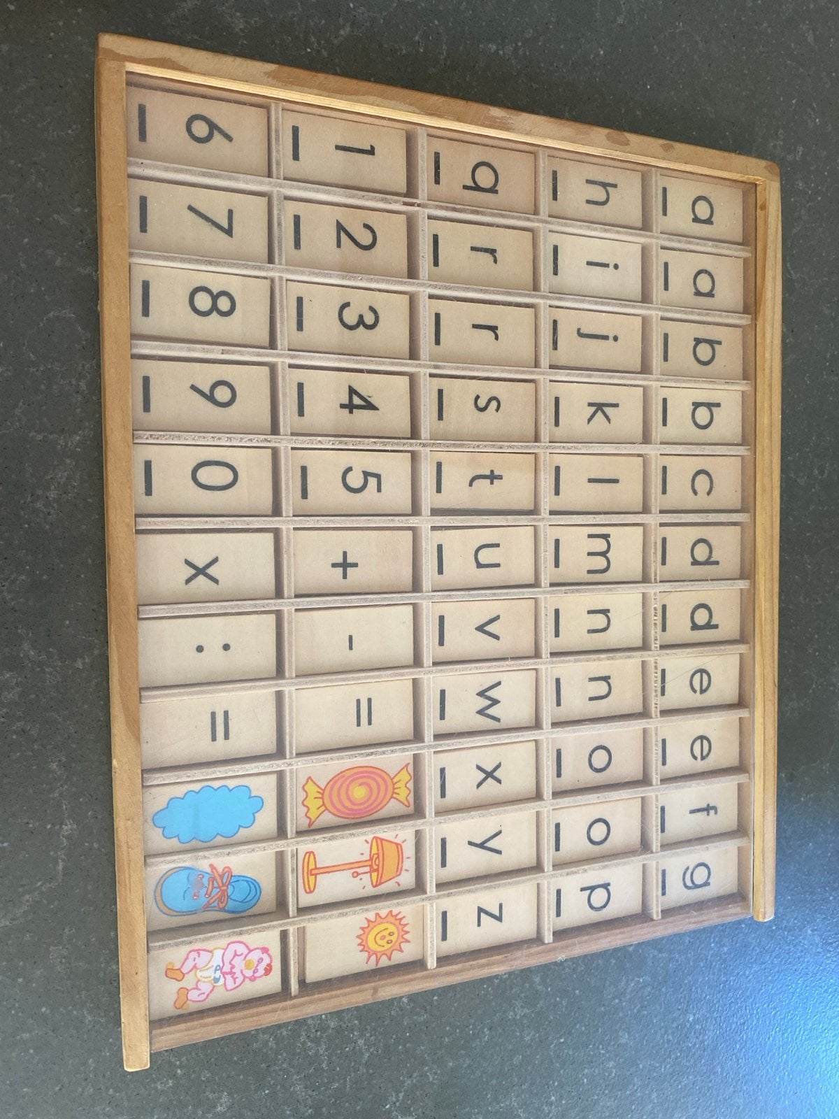 Nieuwe Letterbak met cijfers, letters en symbolen, Ophalen of Verzenden, Nieuw, Taal en Lezen