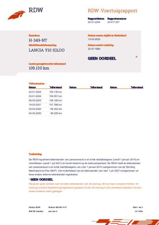 Lancia Y 10 1.1 i.e.nt NIEUWSTAAT/ APK 03-01-2025/AIRCO, Auto's, Lancia, Voorwielaandrijving, Stof, Gebruikt, Zwart