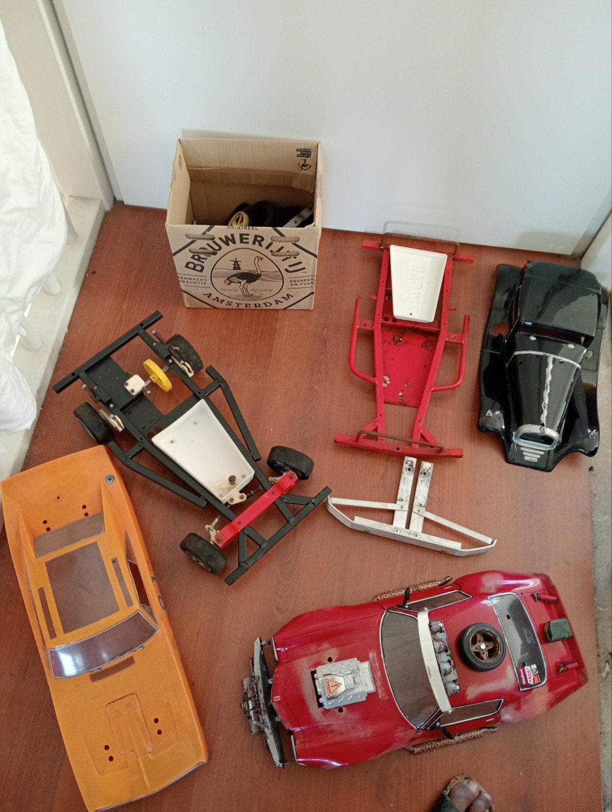 Vintage RC nitro stockar roller + accessoires, Ophalen of Verzenden, Nitro, Onderdeel