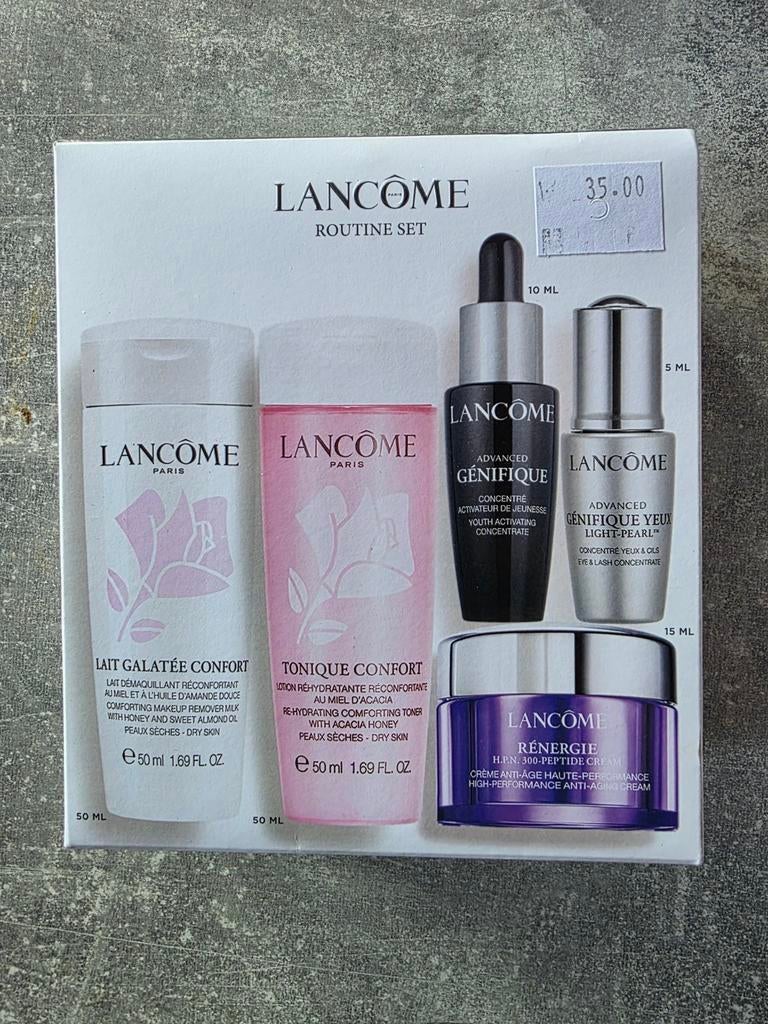 Lancôme Routine Set nieuw, Gehele gezicht, Onbekend, Nieuw, Ophalen of Verzenden
