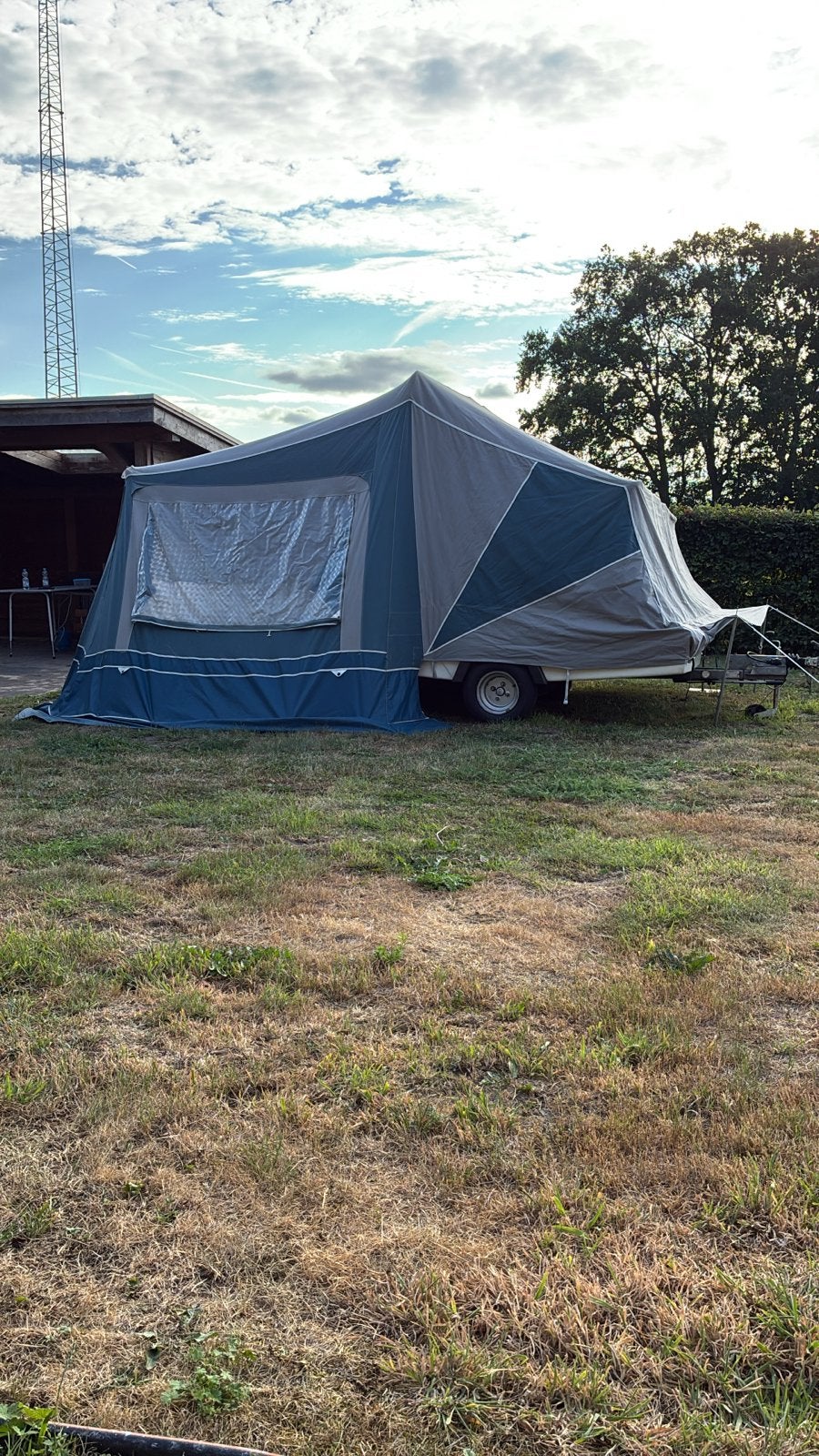 Camp-let Concorde gastencabine, Ophalen