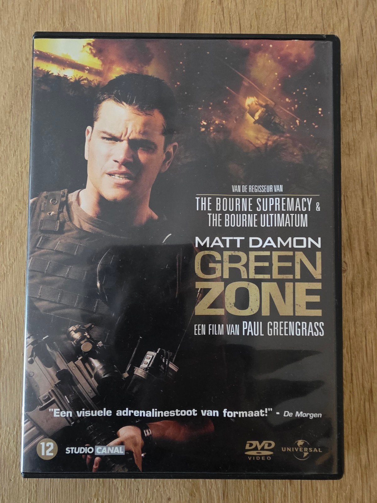 Green Zone DVD - Actiethriller met Matt Damon, Spaans, Ophalen of Verzenden, Zo goed als nieuw, Inclusief doosje