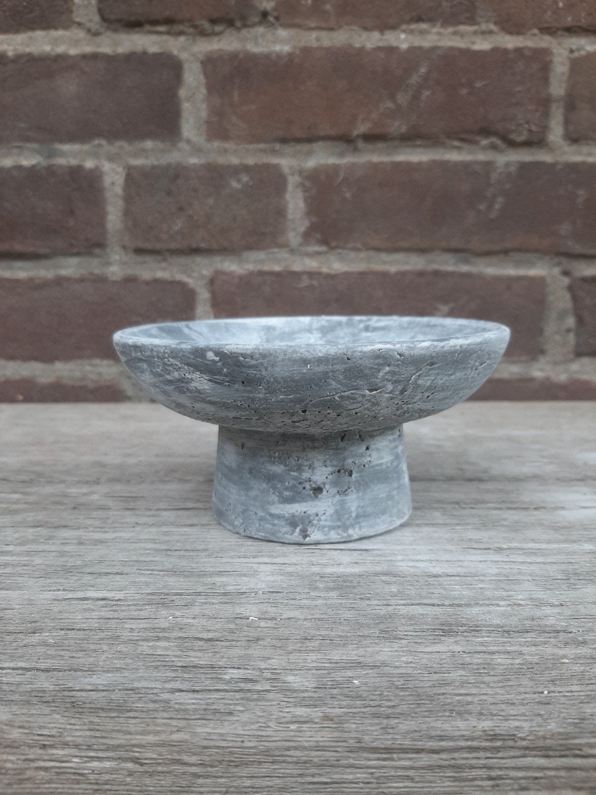 Betonnen bakje kommetje schaaltje tuinbeeld beton, Tuin en Terras, Ophalen of Verzenden