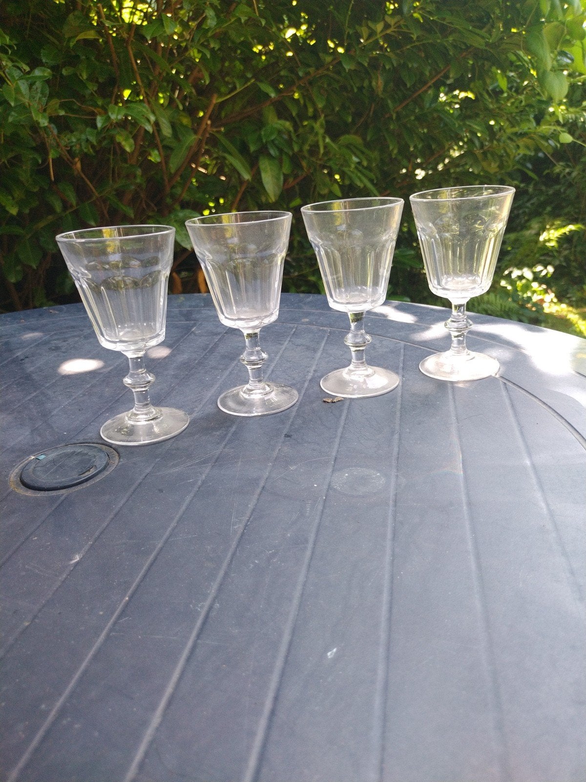 Baccarat kristallen glazen...4 stuks...vintage, Ophalen of Verzenden